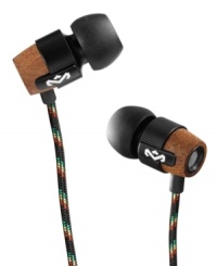 These in-ear headphones by The House of Marley are made from real wood and deliver great sound quality, a great gift for the music enthusiast. These in-ear headphones by The House of Marley are made from real wood and deliver great sound quality, a great gift for the music enthusiast.