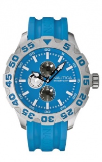 Nautica Men's N15579G BFD 100 Multifunction Blue Resin Watch Nautica Men's N15579G BFD 100 Multifunction Blue Resin Watch