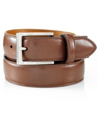 Wrap this heritage-inspired belt from Tommy Hilfiger around you to complete a classic look. Wrap this heritage-inspired belt from Tommy Hilfiger around you to complete a classic look.
