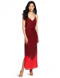 French Connection Women's Ziggy Silk Maxi Dress, Red, 6 French Connection Women's Ziggy Silk Maxi Dress, Red, 6