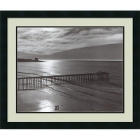 The Scripps Pier, 1966 - Fiat Lux by Ansel Adams, Framed Print Art - 22.19 x 26.19 The Scripps Pier, 1966 - Fiat Lux by Ansel Adams, Framed Print Art - 22.19 x 26.19