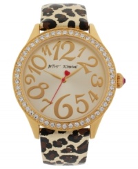 Fashion that can't be tamed: an exotic watch from Betsey Johnson. Fashion that can't be tamed: an exotic watch from Betsey Johnson.