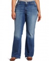 Levi's Women's Plus-Size 590 Regular Fit Boot Cut Jean, Valley Blues, 22/Medium