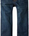 Lucky Brand Boys 2-7 Sherman Billy Straight Fit Jean, Blue/Black Tint, 6