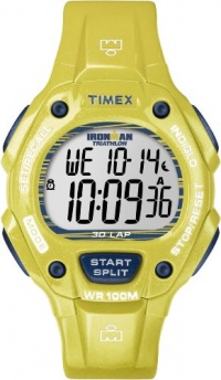 Timex Unisex T5K6849J Ironman Traditional 30-Lap Glimmer Full-Size Yellow Sheen Resin Strap Watch Timex Unisex T5K6849J Ironman Traditional 30-Lap Glimmer Full-Size Yellow Sheen Resin Strap Watch