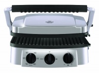 The Sharper Image 8147SI Stainless-Steel Super Grill with Interchangeable Nonstick Plates The Sharper Image 8147SI Stainless-Steel Super Grill with Interchangeable Nonstick Plates