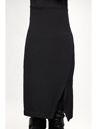 An edgy asymmetrical zipper wraps around the body of this jersey design.High waistAsymmetrical seamsAsymmetrical zip58% wool/42% cottonDry cleanImportedModel shown is 5'10½ (179cm) wearing US size 4. An edgy asymmetrical zipper wraps around the body of this jersey design.High waistAsymmetrical seamsAsymmetrical zip58% wool/42% cottonDry cleanImportedModel shown is 5'10½ (179cm) wearing US size 4.