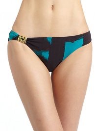 THE LOOKAbstract print, alloverAdjustable goldtone ornament at hipElastic waist and leg openingsTHE MATERIAL92% nylon/8% spandexFully linedCARE & ORIGINHand washImportedPlease note: Bikini top sold separately. THE LOOKAbstract print, alloverAdjustable goldtone ornament at hipElastic waist and leg openingsTHE MATERIAL92% nylon/8% spandexFully linedCARE & ORIGINHand washImportedPlease note: Bikini top sold separately.