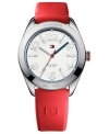 Americana in proud display: a sport watch with red, white and blue style from Tommy Hilfiger.