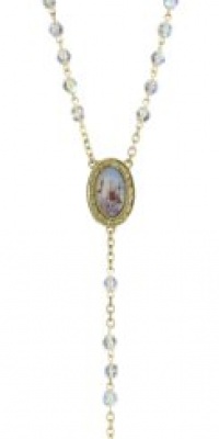 The Vatican Library Collection Gold-Tone Crystal Pope John Paul Ii Rosary