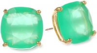 Kate Spade New York Small Square Beryl Green Stud Earrings Kate Spade New York Small Square Beryl Green Stud Earrings