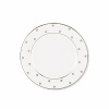 Kate Spade's Larabee Road Platinum, peppered with platinum polka dots, will give your table its own personality. Crafted of white bone china, each piece is dishwasher safe.
