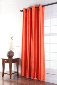 Stylemaster Tribeca 56 by 95-Inch Faux Silk Grommet Panel, Mandarin Stylemaster Tribeca 56 by 95-Inch Faux Silk Grommet Panel, Mandarin