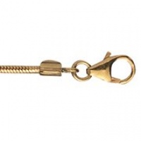 Lovelinks by Aagaard Petites 14k Gold Plated Sterling Silver Snake Charm Chain For Petite Charms Only Lovelinks by Aagaard Petites 14k Gold Plated Sterling Silver Snake Charm Chain For Petite Charms Only