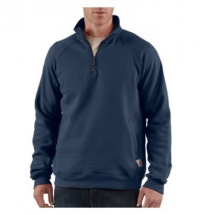 Carhartt Men's Midweight Quarter Zip Mock Neck Sweatshirt