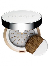 Smart technology keeps dry areas comfortable, oily areas less shiny. No-waste grinder dispenses skin-defending vitamins with each twist. Fresh-shaved mineral powder clings evenly to skin. Lasts for up to 8 long hours. Includes antibacterial brush. 0.63 oz. Smart technology keeps dry areas comfortable, oily areas less shiny. No-waste grinder dispenses skin-defending vitamins with each twist. Fresh-shaved mineral powder clings evenly to skin. Lasts for up to 8 long hours. Includes antibacterial brush. 0.63 oz.