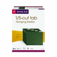 Smead Flex-i-Vision Hanging File Folders, Letter Size, 1/5 Cut Tab, Green, 25 per Box (64055) Smead Flex-i-Vision Hanging File Folders, Letter Size, 1/5 Cut Tab, Green, 25 per Box (64055)