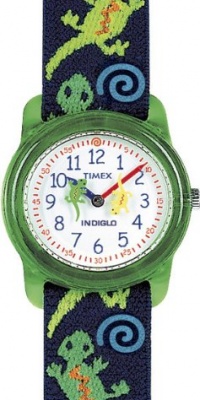 Timex Kids' T72881 Analog Lizards Elastic Fabric Strap Watch Timex Kids' T72881 Analog Lizards Elastic Fabric Strap Watch