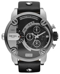 An industrial-grade timepiece built with style and precision, by Diesel. An industrial-grade timepiece built with style and precision, by Diesel.