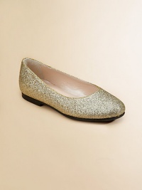 Dazzling spandex is adorned with glitter and designed in a classic slip-on silhouette.Slip-onSpandex upperLeather liningRubber solePadded insoleImported Dazzling spandex is adorned with glitter and designed in a classic slip-on silhouette.Slip-onSpandex upperLeather liningRubber solePadded insoleImported