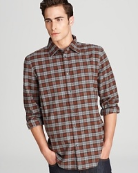 The Men's Store at Bloomingdale's Plaid Flannel Sport Shirt - Classic Fit The Men's Store at Bloomingdale's Plaid Flannel Sport Shirt - Classic Fit