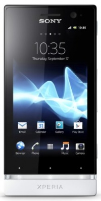 Sony Xperia U ST25A-BW Unlocked Phone with Android 2.3 OS and 3.5-Inch Touchscreen--U.S. Warranty (Black/ White) Sony Xperia U ST25A-BW Unlocked Phone with Android 2.3 OS and 3.5-Inch Touchscreen--U.S. Warranty (Black/ White)