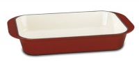 Cuisinart CI1136-24CR Chef's Classic Enameled Cast Iron 14-Inch Roasting/Lasagna Pan, Cardinal Red Cuisinart CI1136-24CR Chef's Classic Enameled Cast Iron 14-Inch Roasting/Lasagna Pan, Cardinal Red