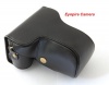 Eynpire Leather Case for Panasonic Lumix GF-3 Camera Black Long Lens
