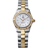 TAG Heuer Women's WAF1450.BB0814 Aquaracer Diamond Accented 18kt Two-Tone Watch TAG Heuer Women's WAF1450.BB0814 Aquaracer Diamond Accented 18kt Two-Tone Watch