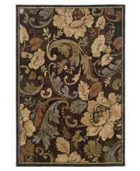 Bountiful blooms and lush leaves rendered in warm, inviting tones make a dramatic impact in any space. Long-wearing polypropylene offers superb stain resistance, making this Sphinx area rug ideal for the busiest areas in your home. (Clearance) Bountiful blooms and lush leaves rendered in warm, inviting tones make a dramatic impact in any space. Long-wearing polypropylene offers superb stain resistance, making this Sphinx area rug ideal for the busiest areas in your home. (Clearance)