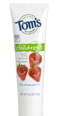 Tom's of Maine Anticavity Children's Toothpaste, Silly Strawberry, 4.2-Ounce (Pack of 3) Tom's of Maine Anticavity Children's Toothpaste, Silly Strawberry, 4.2-Ounce (Pack of 3)