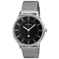 Skagen Men's O820XLSSB Quartz Stainless Steel Black Dial Luminous Watch Skagen Men's O820XLSSB Quartz Stainless Steel Black Dial Luminous Watch