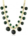 Kate Spade New York Crystal Cort Green Short Necklace