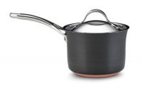 Anolon Nouvelle Copper Hard Anodized Nonstick 3-Quart Covered Saucepan Anolon Nouvelle Copper Hard Anodized Nonstick 3-Quart Covered Saucepan