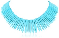 Kenneth Jay Lane Turquoise Sticks and Gold Clasp Necklace Kenneth Jay Lane Turquoise Sticks and Gold Clasp Necklace