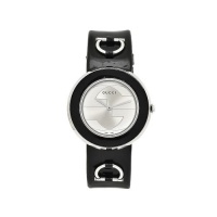 GUCCI Women's YA129401 U-Play Stainless-Steel Quartz Silver Dial Watch GUCCI Women's YA129401 U-Play Stainless-Steel Quartz Silver Dial Watch
