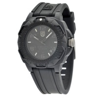 Luminox Men's 0201.BO Sentry 0200 Blackout With Rubber Band Watch