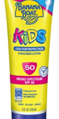 Banana Boat Kid's Sunblock Lotion Tear Free Spf 50, 8-Ounce Units (Pack of 2)