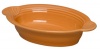 Fiesta 9 Inch by 5 Inch Individual Oval Casserole, Tangerine