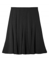 Dress up her wardrobe with this versatile plus size black skirt from BCX. (Clearance)