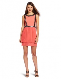Plenty by Tracy Reese Women's Tiered Frock, Neon Coral, 8 Plenty by Tracy Reese Women's Tiered Frock, Neon Coral, 8