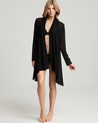Wrap up in style with this sheer, lightweight cardigan from Tommy Bahama. Wrap up in style with this sheer, lightweight cardigan from Tommy Bahama.