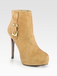Strut into a new season with this suede go-to, heightened by a hidden platform and commanding heel. Patent leather-covered heel, 5 (125mm)Hidden platform, 1¼ (30mm)Compares to a 3¾ heel (95mm)Suede upperSide zipLeather liningLeather and rubber solePadded insoleImported Strut into a new season with this suede go-to, heightened by a hidden platform and commanding heel. Patent leather-covered heel, 5 (125mm)Hidden platform, 1¼ (30mm)Compares to a 3¾ heel (95mm)Suede upperSide zipLeather liningLeather and rubber solePadded insoleImported
