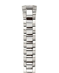 This stainless steel bracelet strap with diamond accents perfectly complements a Philip Stein watch head. This stainless steel bracelet strap with diamond accents perfectly complements a Philip Stein watch head.