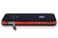 iPhone 4S Sparkling Glitter Vinyl Antenna Wrap for AT&T, Sprint, and Verizon - Ruby Red iPhone 4S Sparkling Glitter Vinyl Antenna Wrap for AT&T, Sprint, and Verizon - Ruby Red