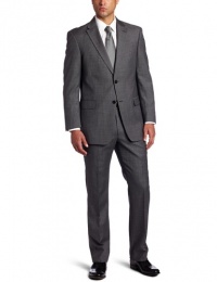 Tommy Hilfiger Men's 2 Button Side Vent Trim Fit Solid Suit with Flat Front Pant Tommy Hilfiger Men's 2 Button Side Vent Trim Fit Solid Suit with Flat Front Pant