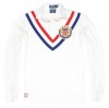 Polo Ralph Lauren Men Custom Fit Long Sleeve Polo T-shirt - USA Olympic Team (L, Off white/red/navy)