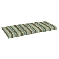 Strathwood Gibranta Hardwood 2-Seater Bench Polyester Cushion, Striped Montserrat Strathwood Gibranta Hardwood 2-Seater Bench Polyester Cushion, Striped Montserrat