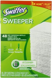 Swiffer Sweeper Dry Sweeping Cloth Refills, 48 Count Swiffer Sweeper Dry Sweeping Cloth Refills, 48 Count