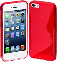 Cimo S-Line Back Case Flexible Cover TPU for Apple iPhone 5 - Red Cimo S-Line Back Case Flexible Cover TPU for Apple iPhone 5 - Red